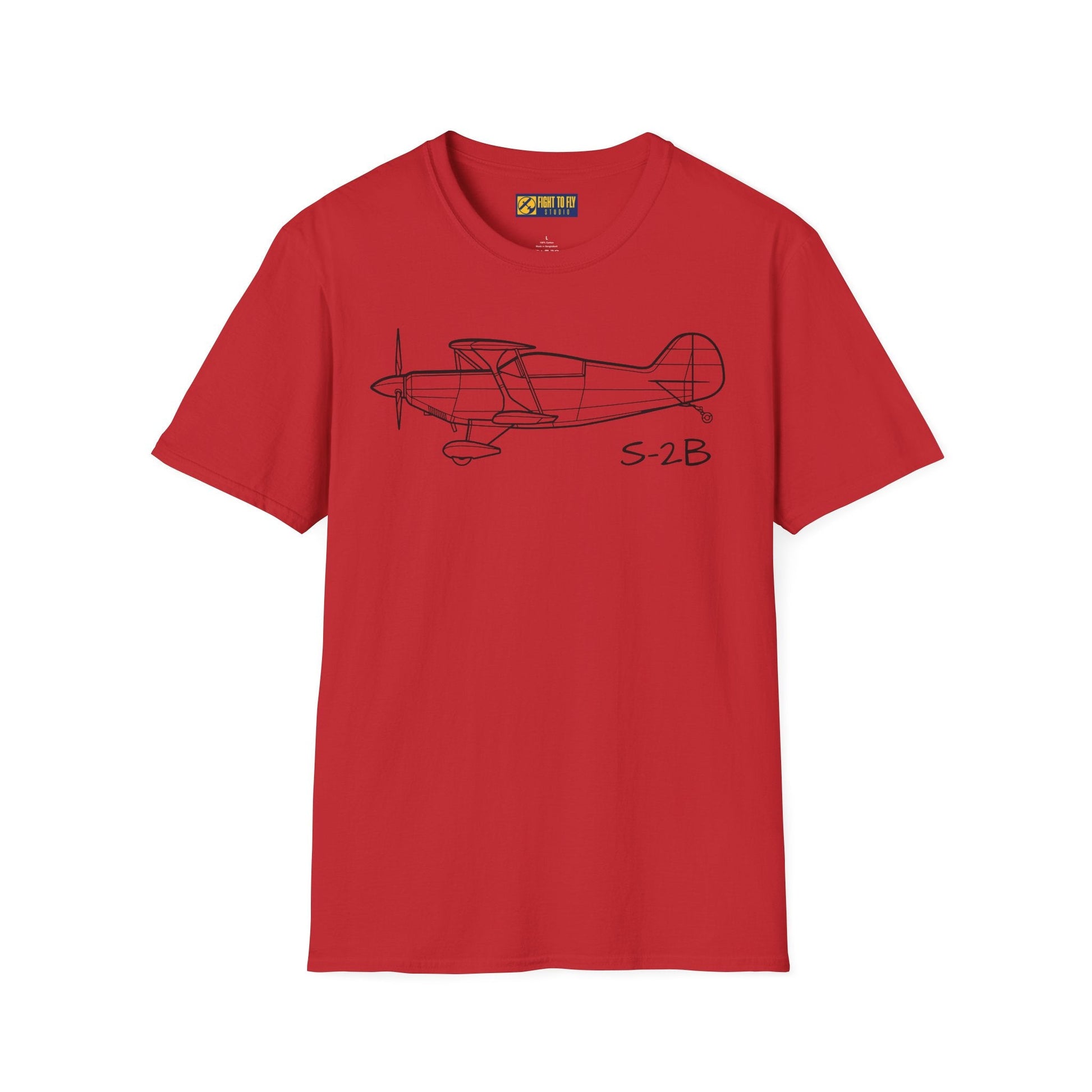Pitts S-2B T-Shirt – Special Two-Seat Biplane Tee - Gifts for pilots - Aviation apparel