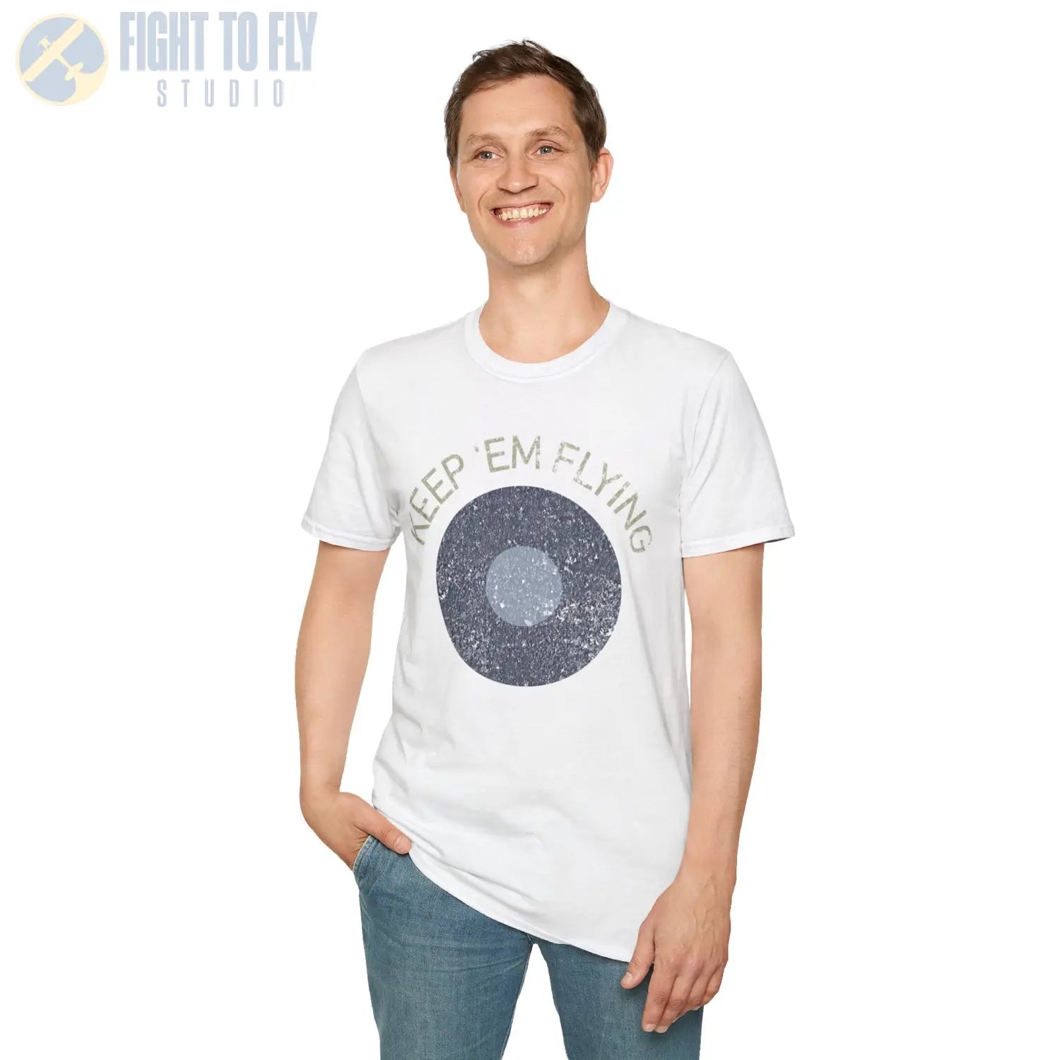 RAF Far East Command Roundel “Keep ’Em Flying” - T-Shirt - Pilot gifts - WWII warbird t-shirt