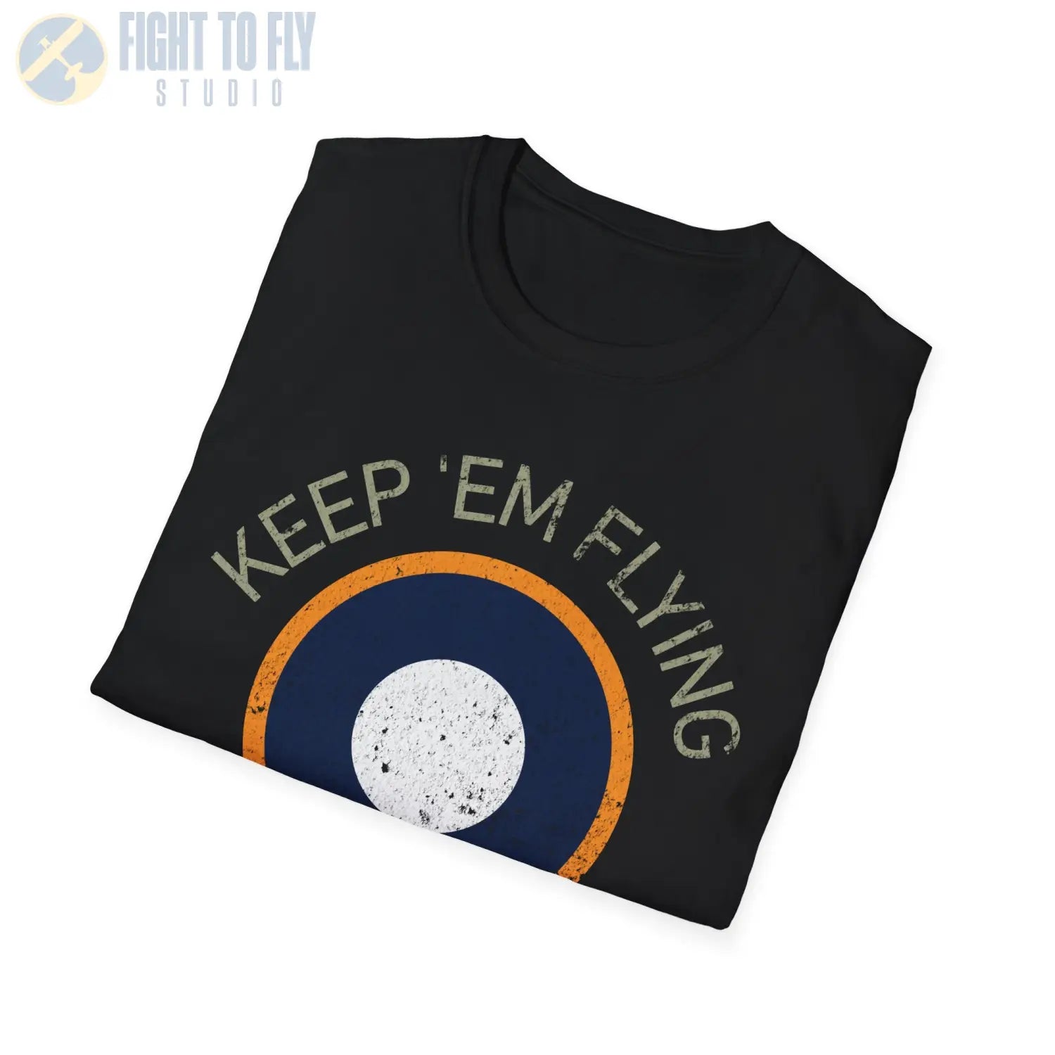 RAF SEAC Roundel “Keep ’Em Flying” - T-Shirt - Pilot gifts - WWII warbird t-shirt