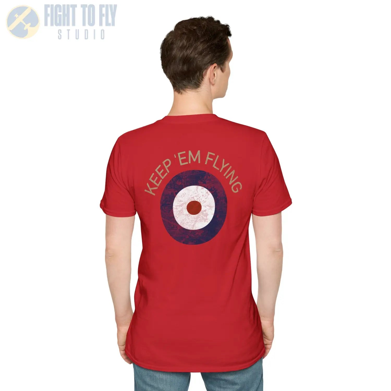 RAF Type A Roundel “Keep ’Em Flying” - T-Shirt - Pilot gifts - WWII warbird t-shirt