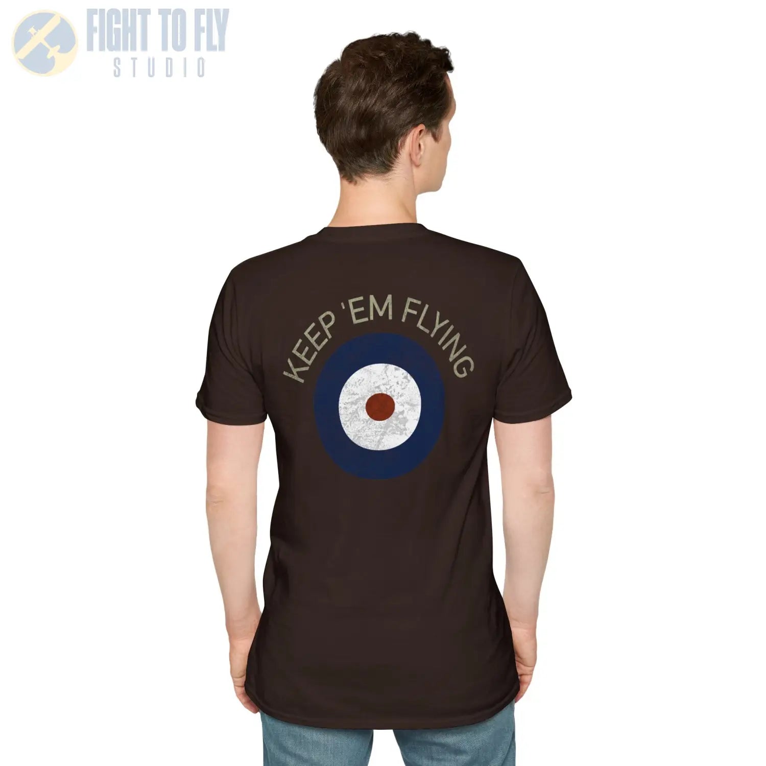 RAF Type A Roundel “Keep ’Em Flying” - T-Shirt - Pilot gifts - WWII warbird t-shirt