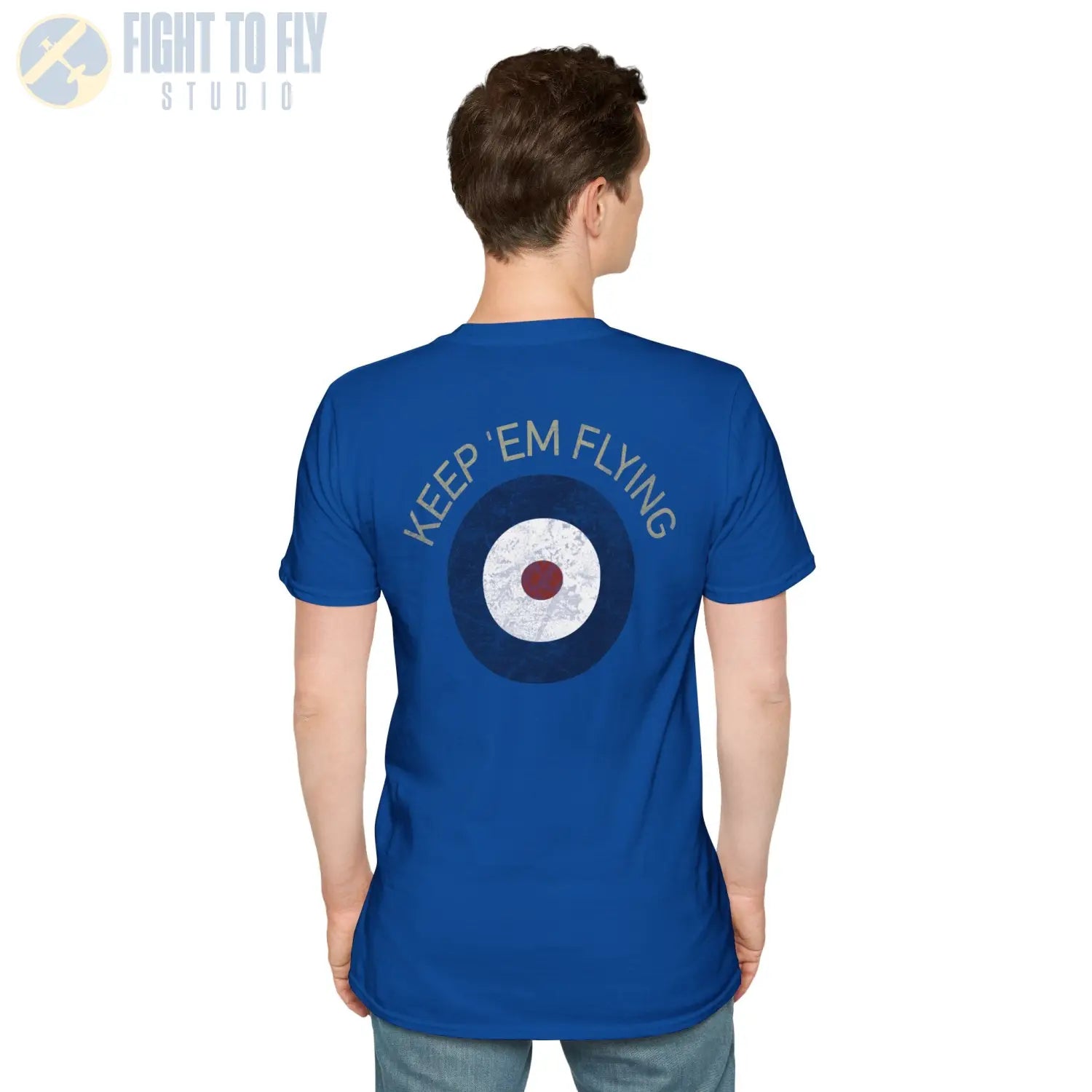 RAF Type A Roundel “Keep ’Em Flying” - T-Shirt - Pilot gifts - WWII warbird t-shirt