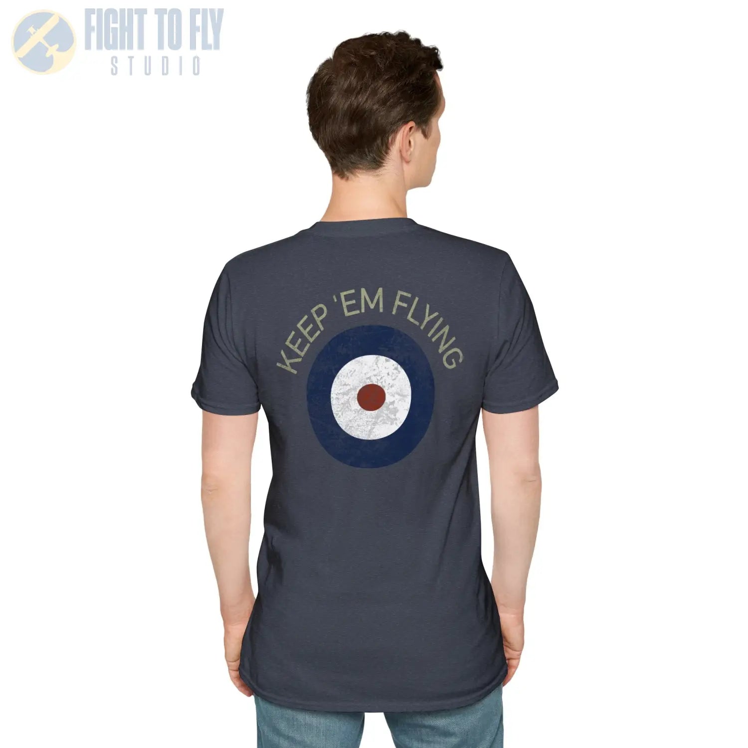 RAF Type A Roundel “Keep ’Em Flying” - T-Shirt - Pilot gifts - WWII warbird t-shirt