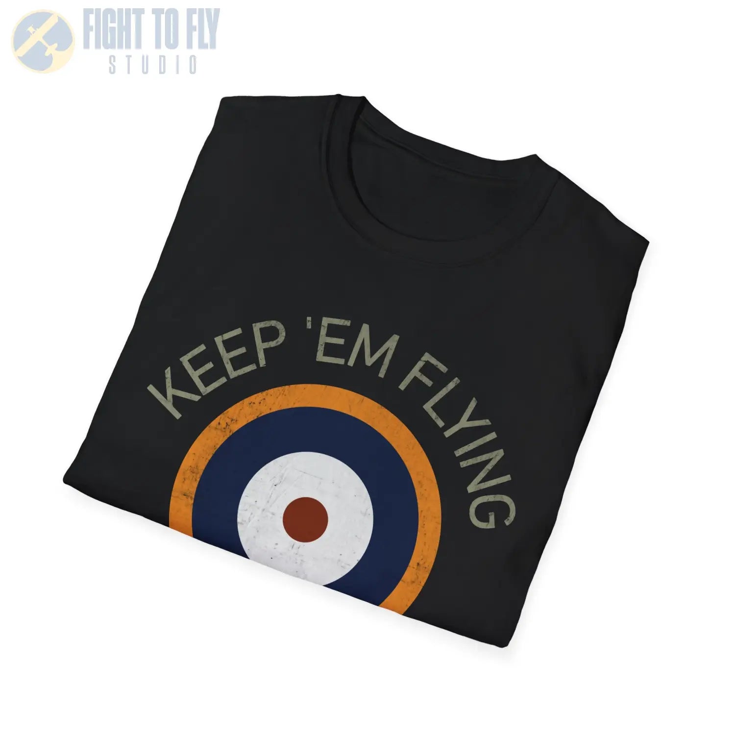 RAF Type A2 Roundel “Keep ’Em Flying” - T-Shirt - Pilot gifts - WWII warbird t-shirt