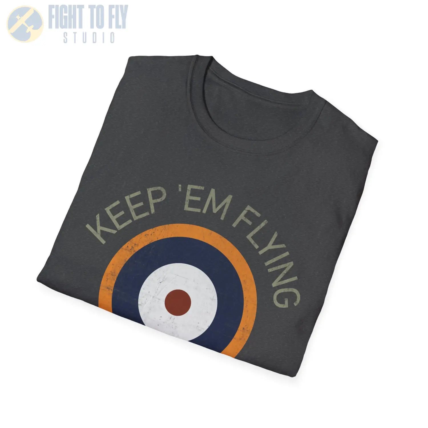 RAF Type A2 Roundel “Keep ’Em Flying” - T-Shirt - Pilot gifts - WWII warbird t-shirt