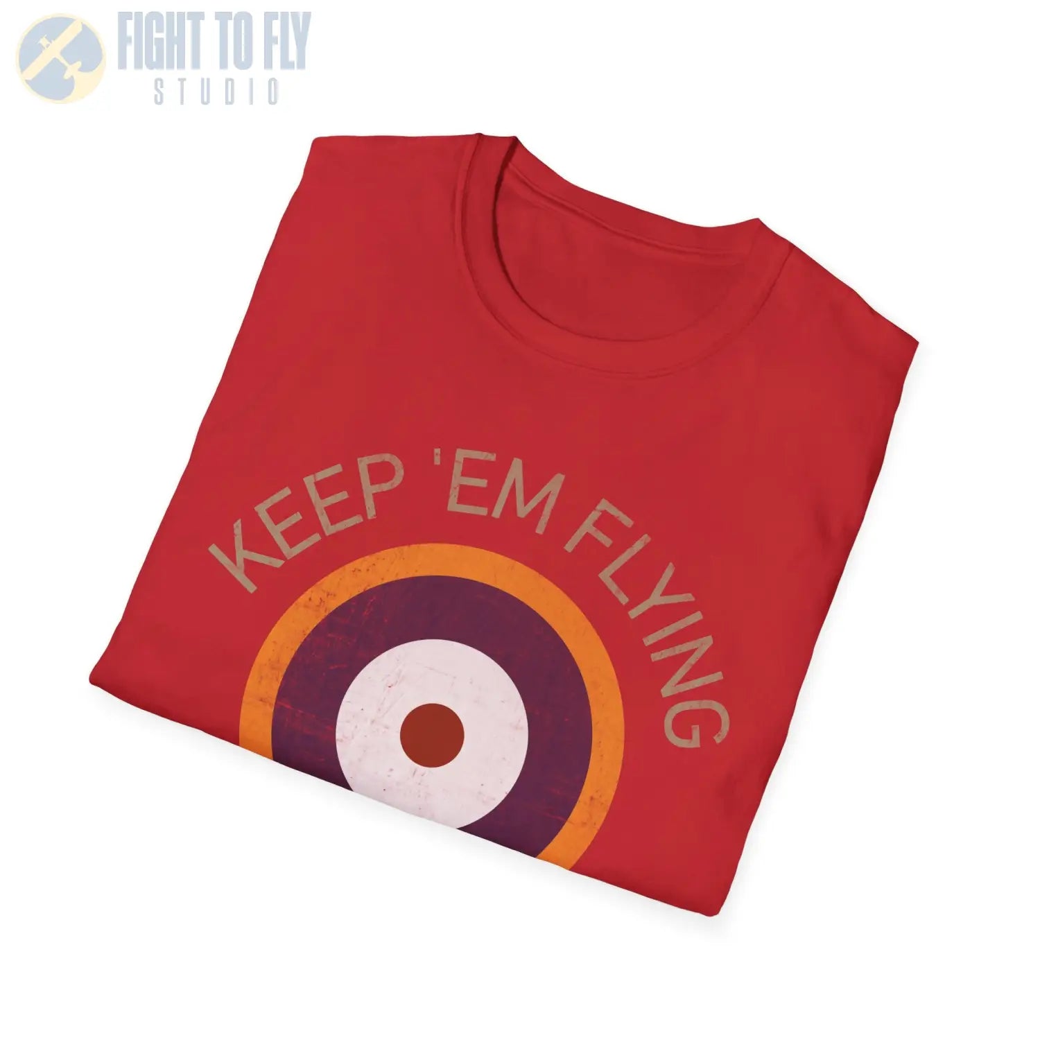 RAF Type A2 Roundel “Keep ’Em Flying” - T-Shirt - Pilot gifts - WWII warbird t-shirt