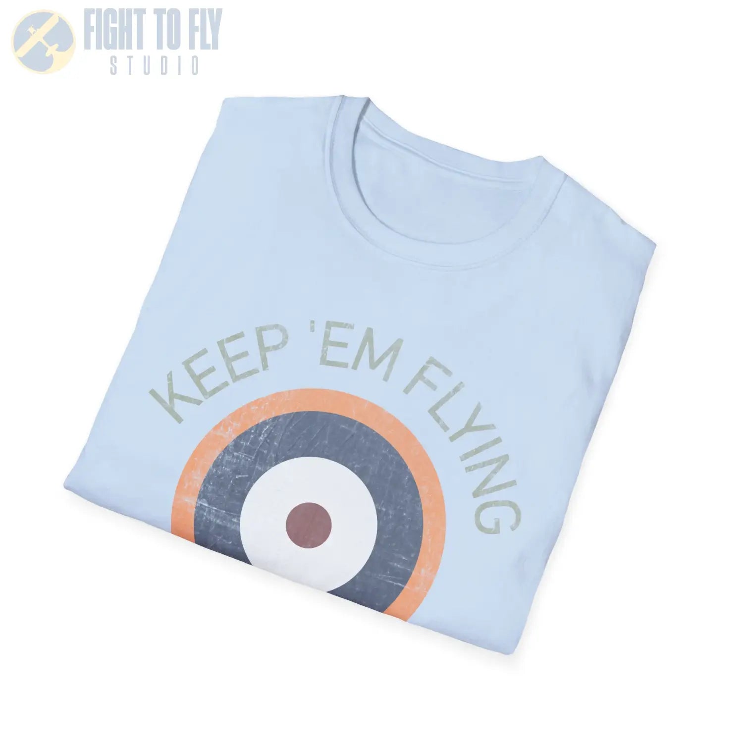 RAF Type A2 Roundel “Keep ’Em Flying” - T-Shirt - Pilot gifts - WWII warbird t-shirt