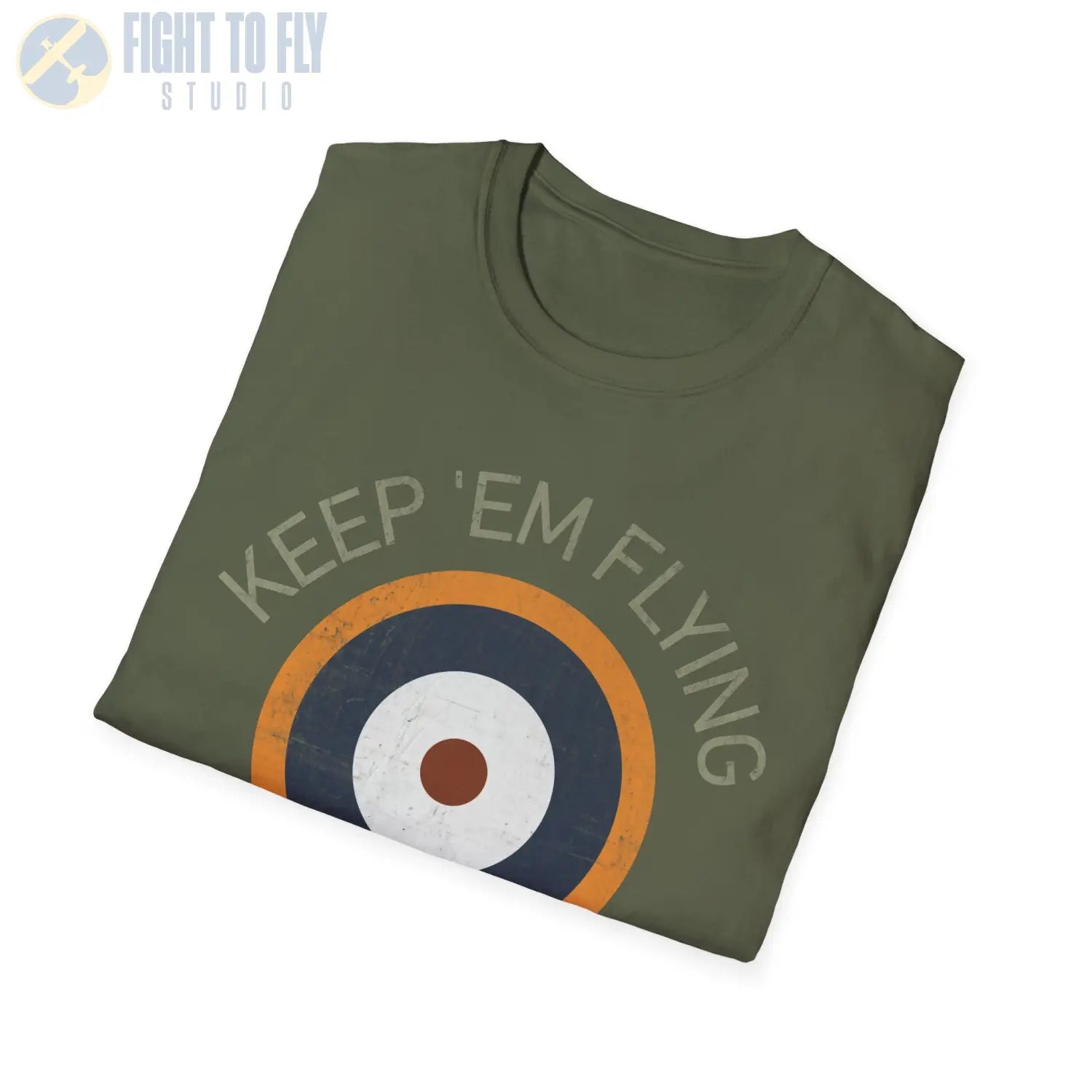 RAF Type A2 Roundel “Keep ’Em Flying” - T-Shirt - Pilot gifts - WWII warbird t-shirt