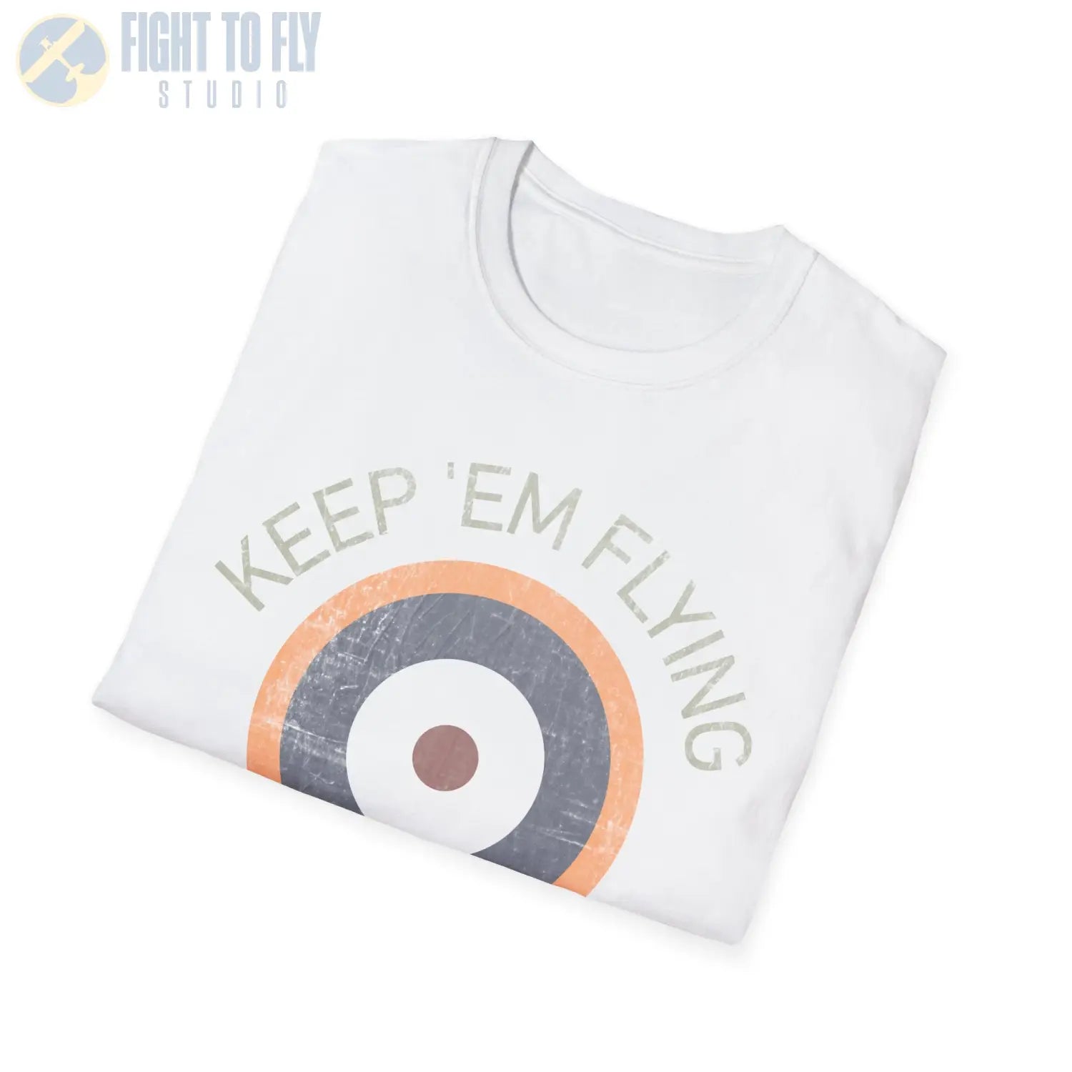 RAF Type A2 Roundel “Keep ’Em Flying” - T-Shirt - Pilot gifts - WWII warbird t-shirt