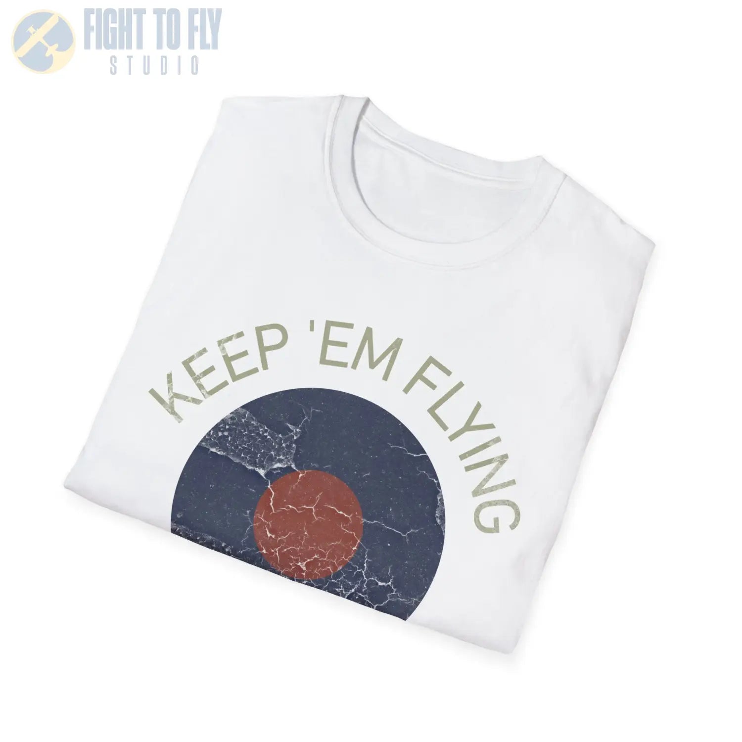 RAF Type B Roundel “Keep ’Em Flying” - T-Shirt - Pilot gifts - WWII warbird t-shirt
