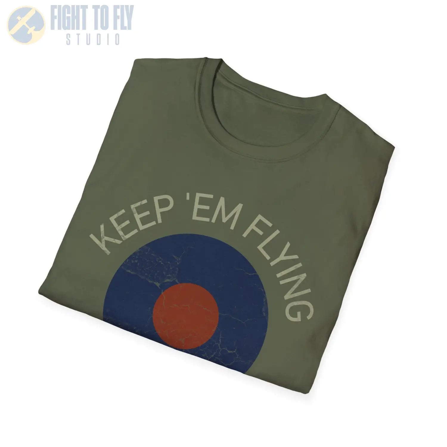 RAF Type B Roundel “Keep ’Em Flying” - T-Shirt - Pilot gifts - WWII warbird t-shirt