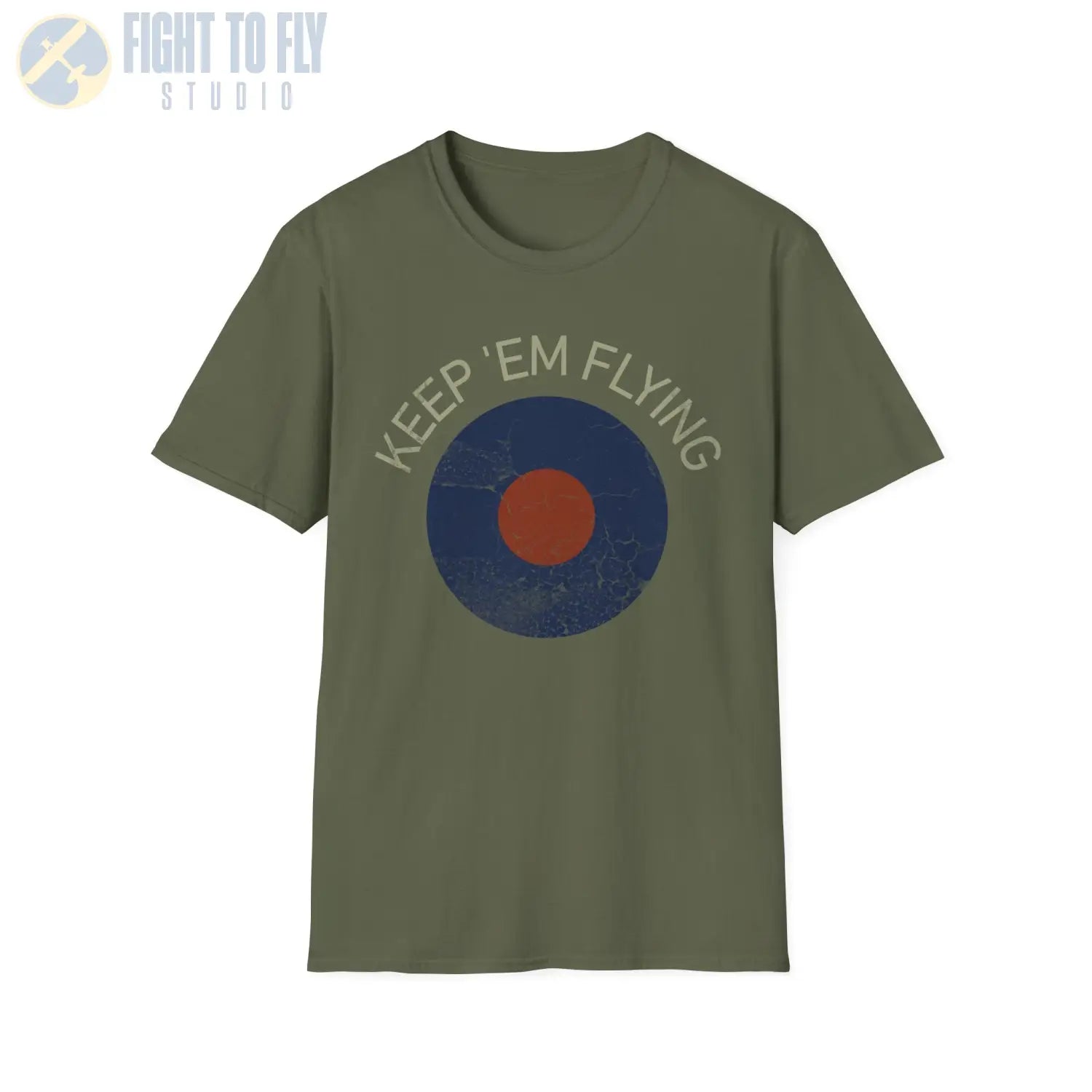 RAF Type B Roundel “Keep ’Em Flying” - T-Shirt - Pilot gifts - WWII warbird t-shirt