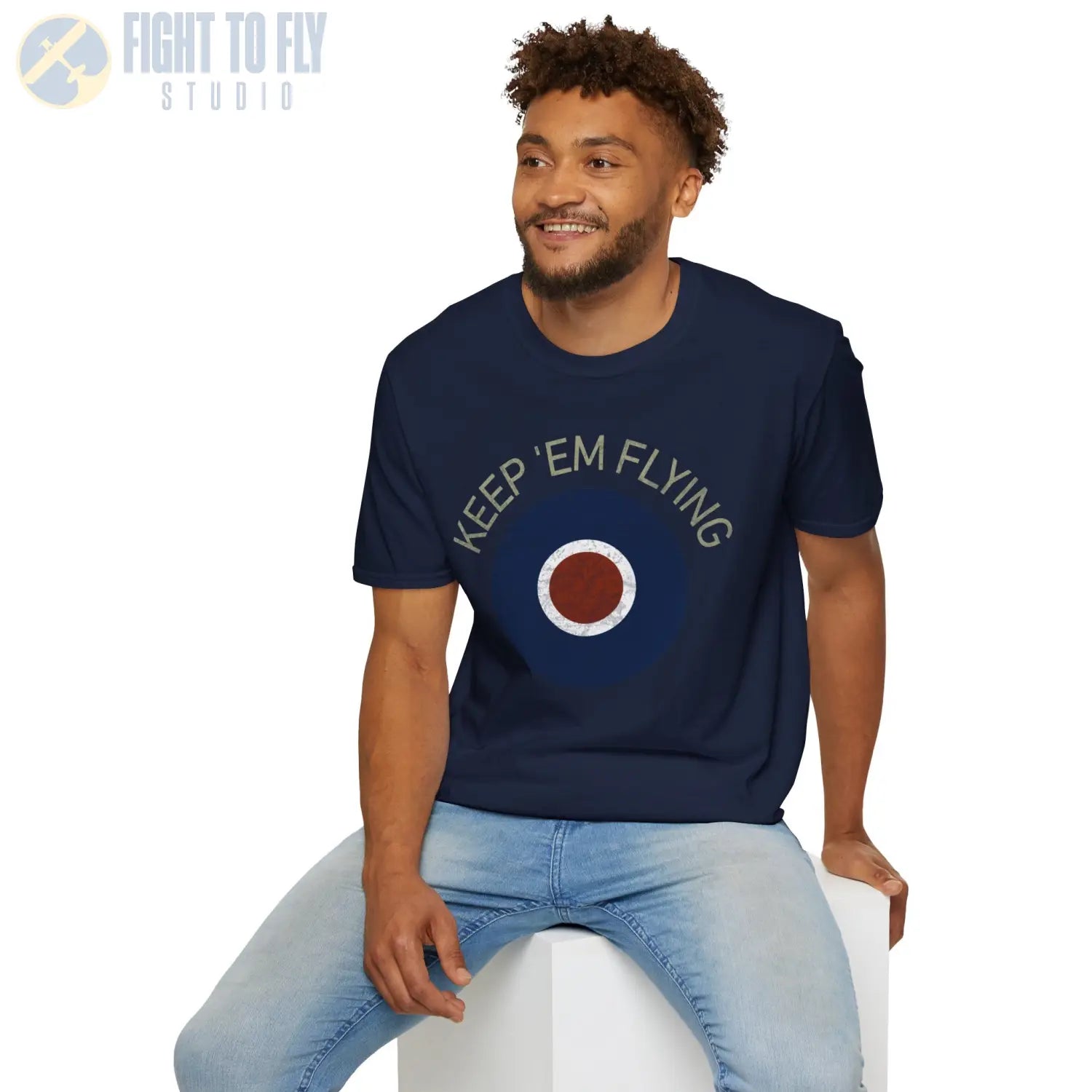 RAF Type C Roundel “Keep ’Em Flying” - T-Shirt - Pilot gifts - WWII warbird t-shirt