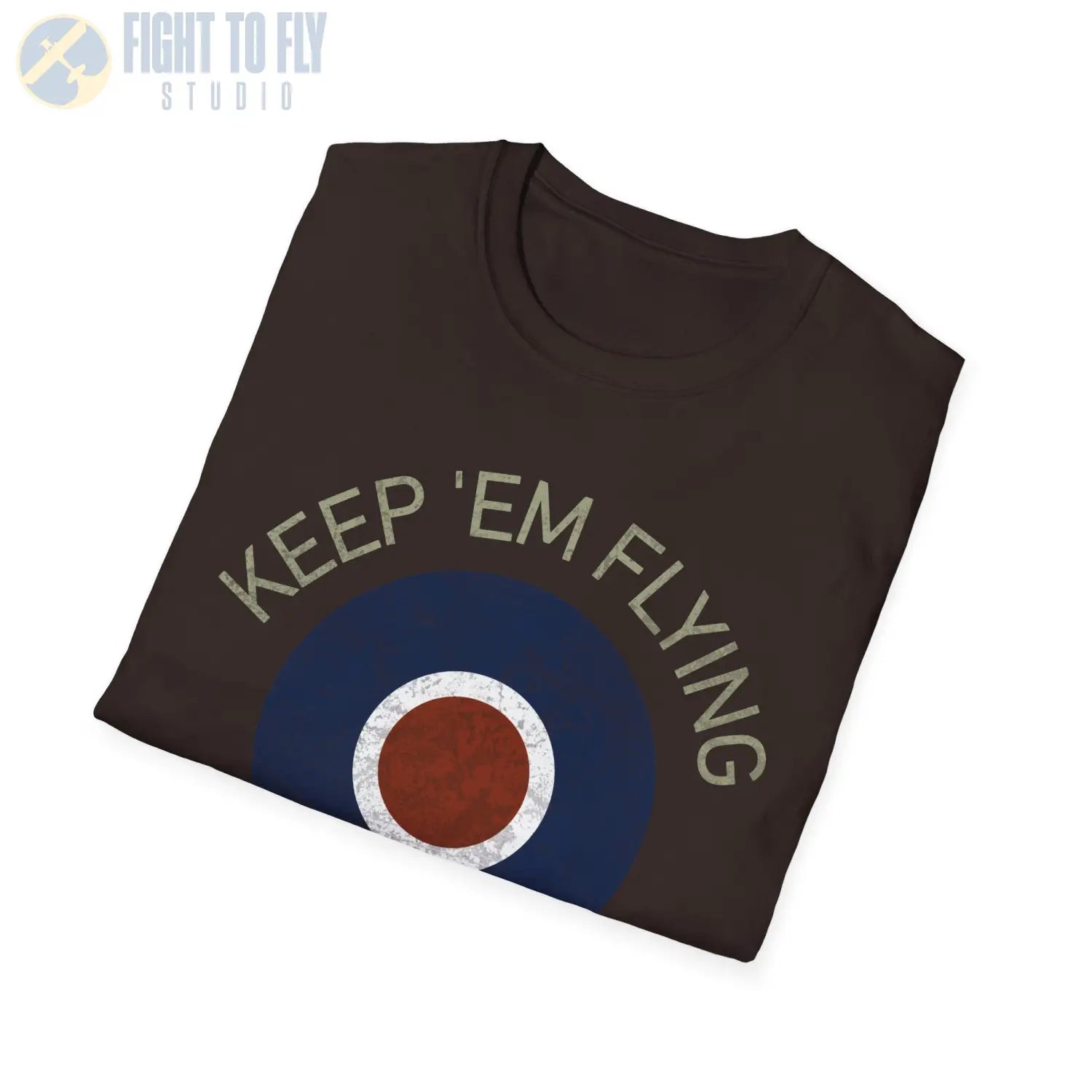 RAF Type C Roundel “Keep ’Em Flying” - T-Shirt - Pilot gifts - WWII warbird t-shirt