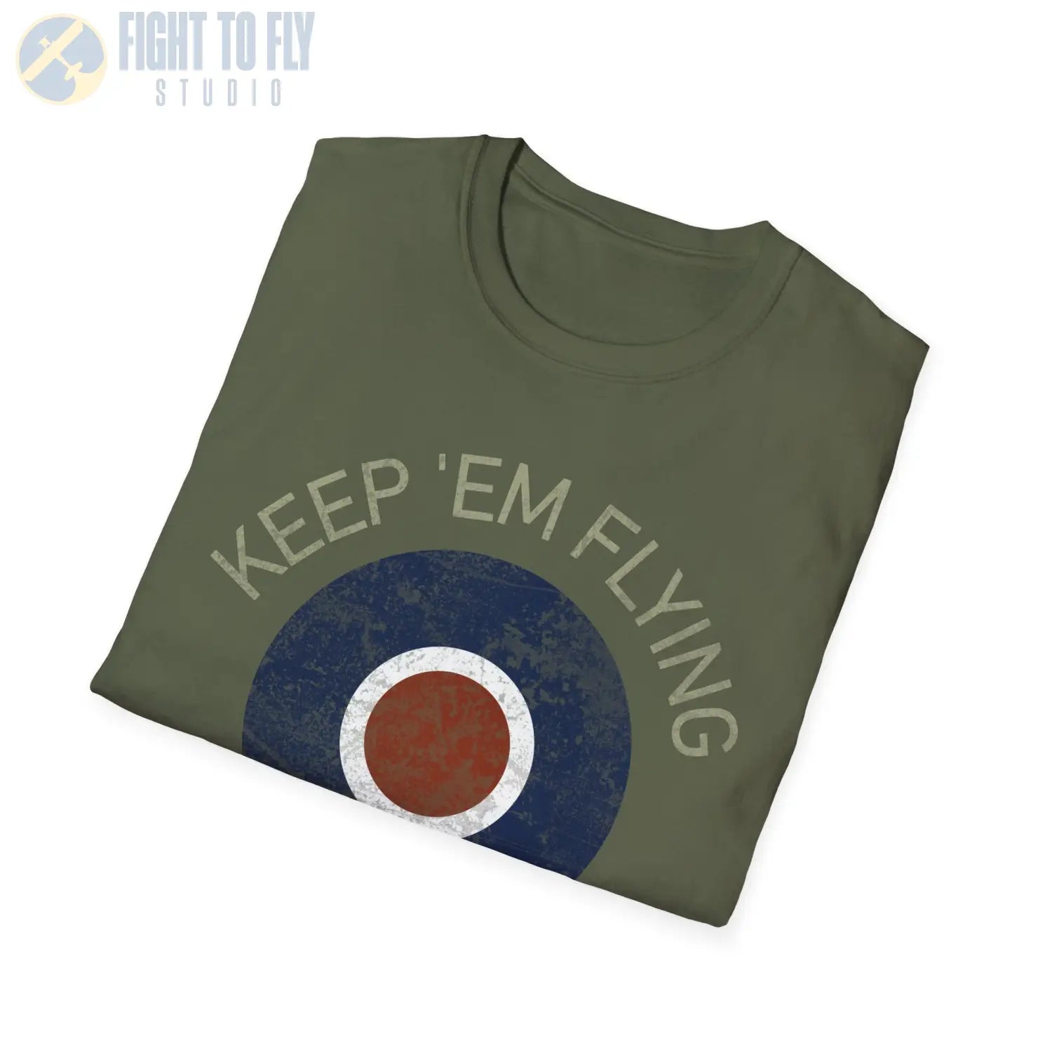 RAF Type C Roundel “Keep ’Em Flying” - T-Shirt - Pilot gifts - WWII warbird t-shirt