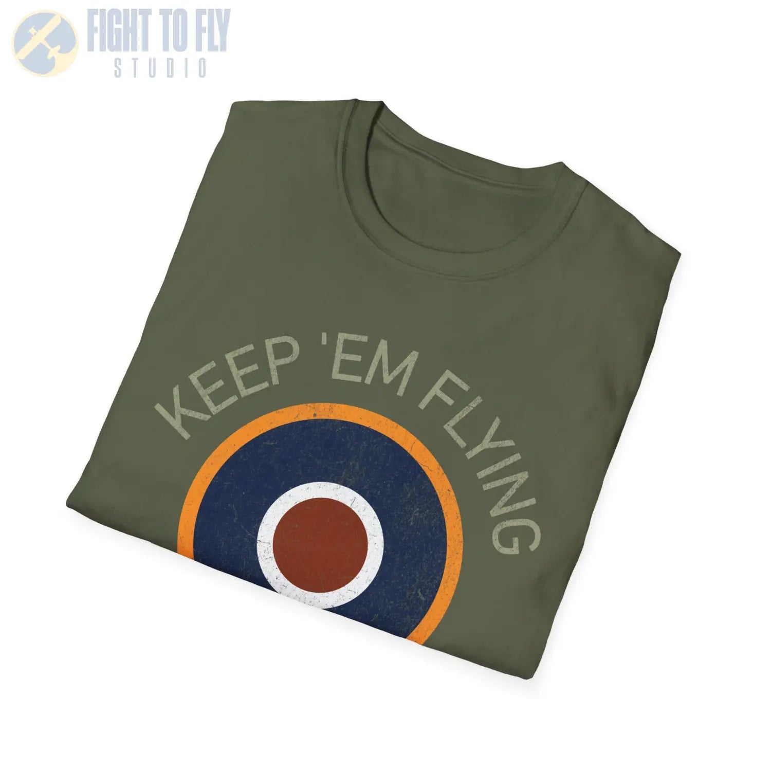 RAF Type C1 Roundel “Keep ’Em Flying” - T-Shirt - Pilot gifts - WWII warbird t-shirt