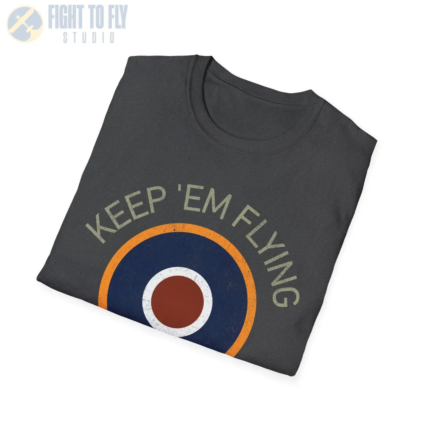 RAF Type C1 Roundel “Keep ’Em Flying” - T-Shirt - Pilot gifts - WWII warbird t-shirt