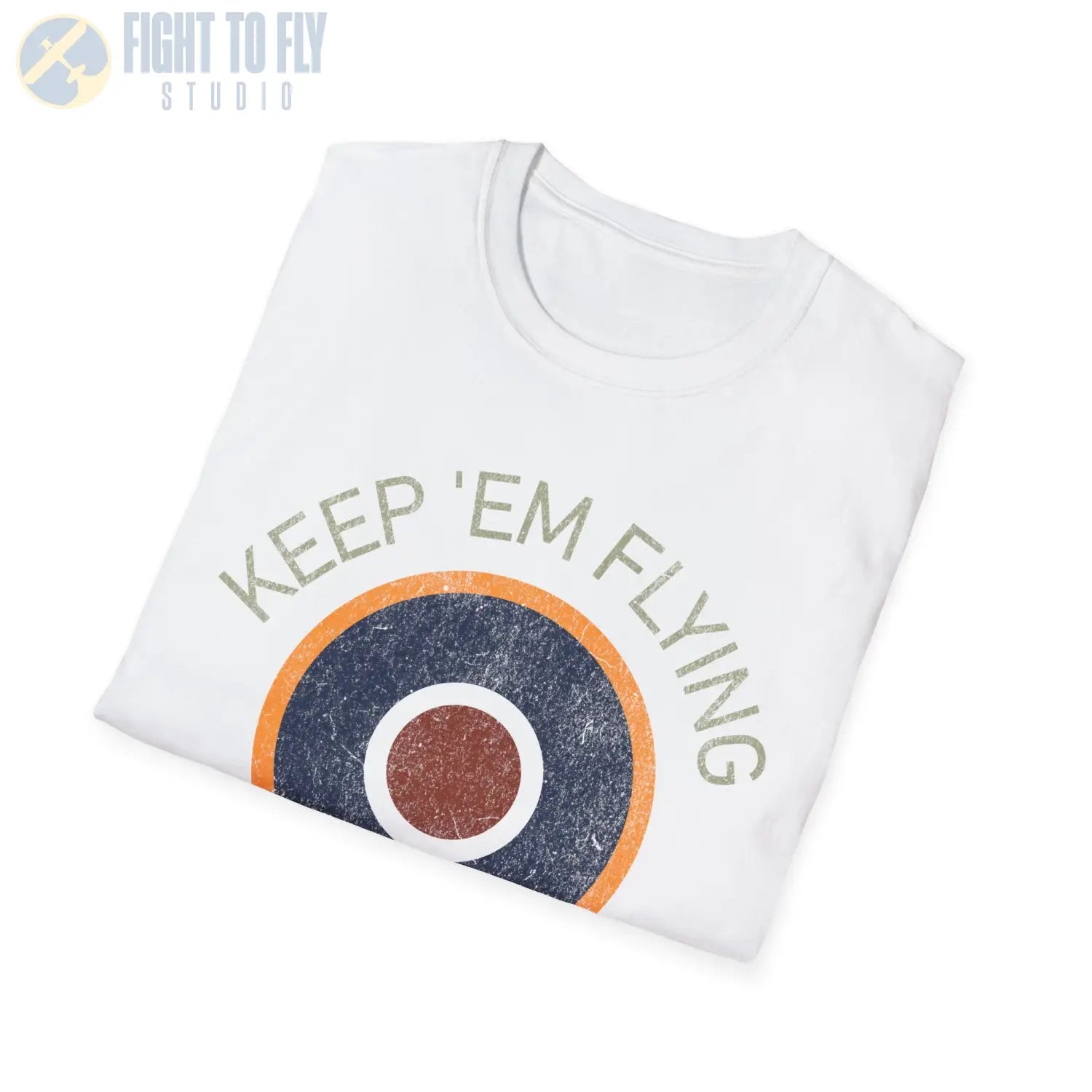 RAF Type C1 Roundel “Keep ’Em Flying” - T-Shirt - Pilot gifts - WWII warbird t-shirt