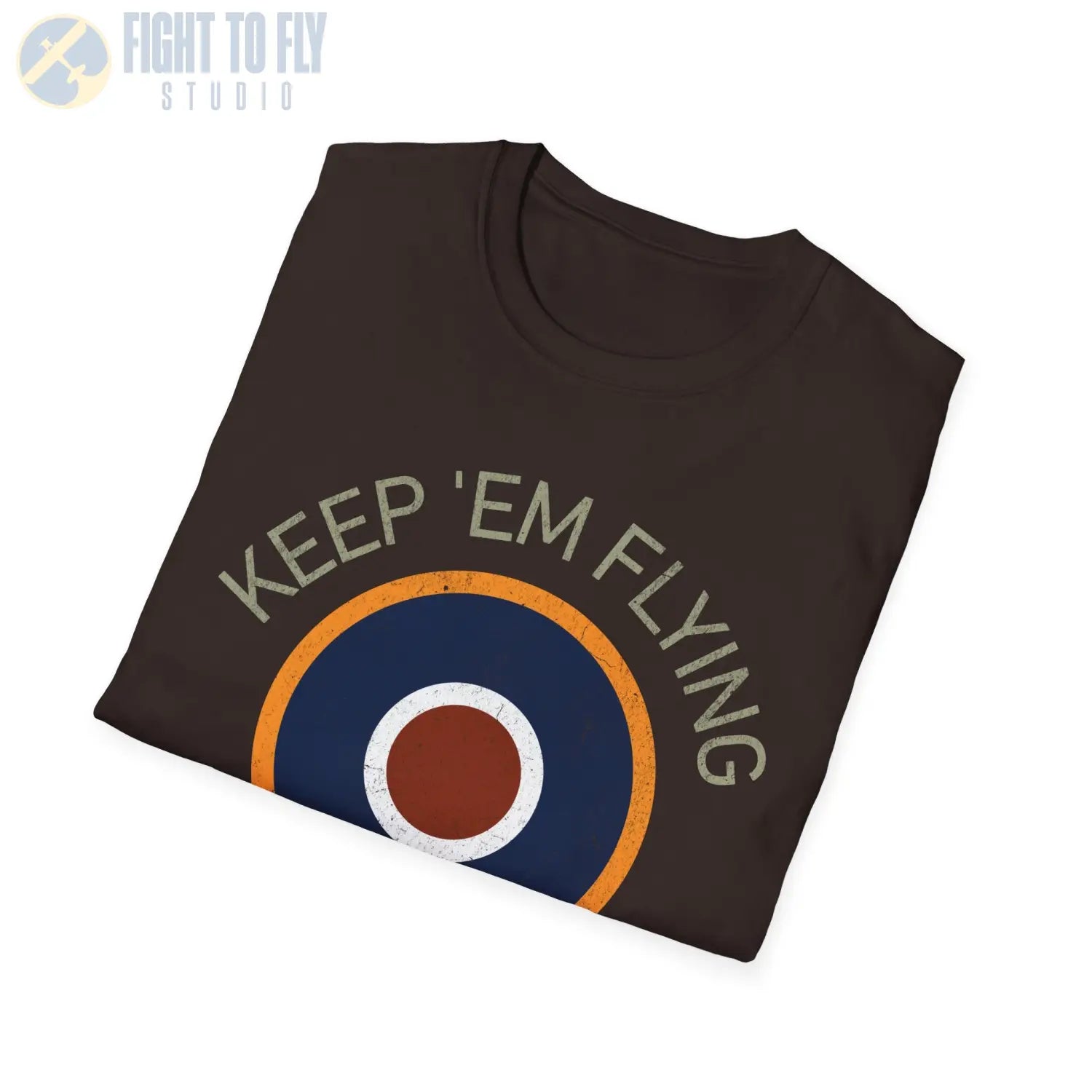 RAF Type C1 Roundel “Keep ’Em Flying” - T-Shirt - Pilot gifts - WWII warbird t-shirt