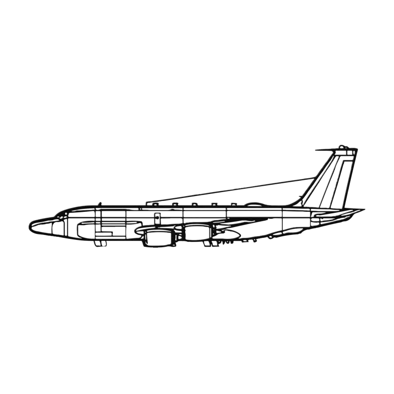 RC-135 Die Cut Metal Wall Art - Sign - Pilot gifts - WWII warbird t-shirt