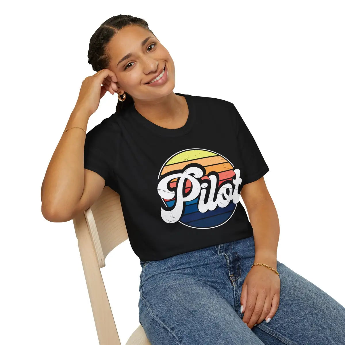 Retro Pilot T-Shirt - gifts - WWII warbird t-shirt