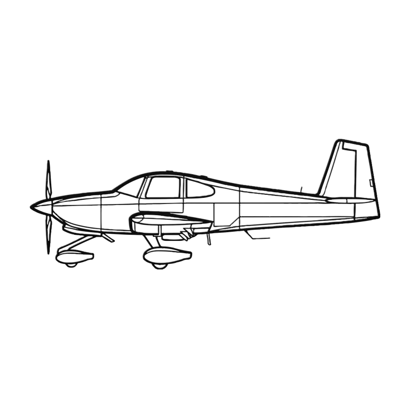 RV-10 Die Cut Metal Wall Art - Sign - Pilot gifts - WWII warbird t-shirt
