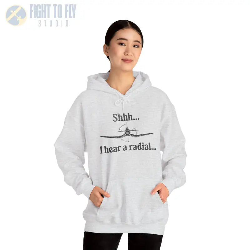 Shhh... I Hear a Radial - Tee - Hoodie - Pilot gifts - WWII warbird t-shirt