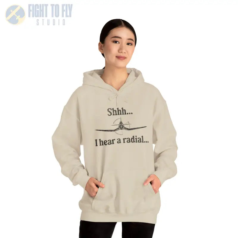 Shhh... I Hear a Radial - Tee - Hoodie - Pilot gifts - WWII warbird t-shirt