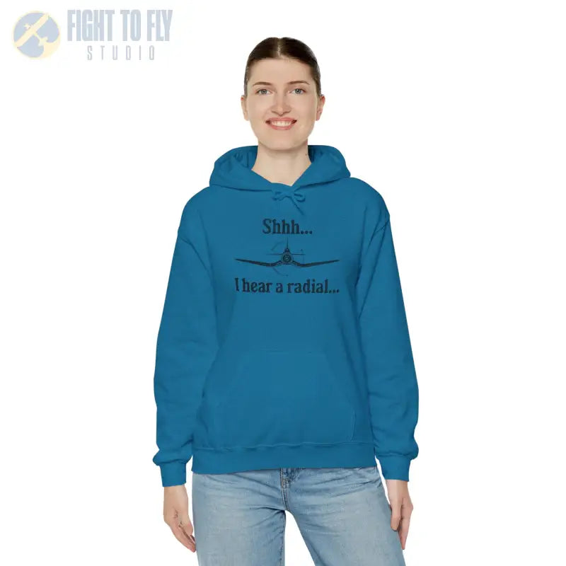 Shhh... I Hear a Radial - Tee - Hoodie - Pilot gifts - WWII warbird t-shirt
