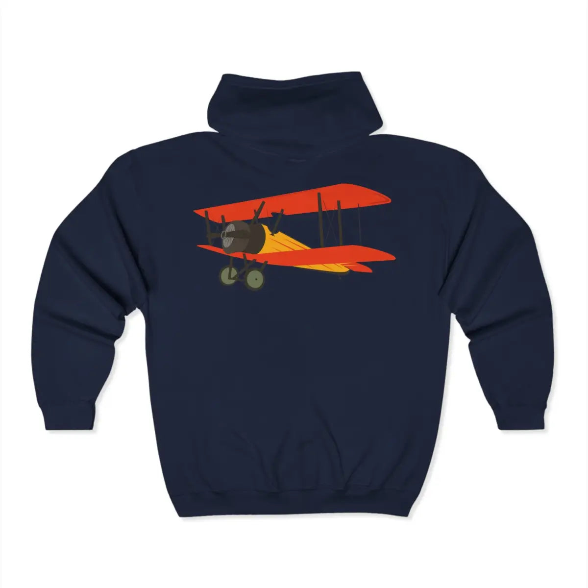 Sopwith Camel Full Zip Hoodie - Pilot gifts - WWII warbird t-shirt