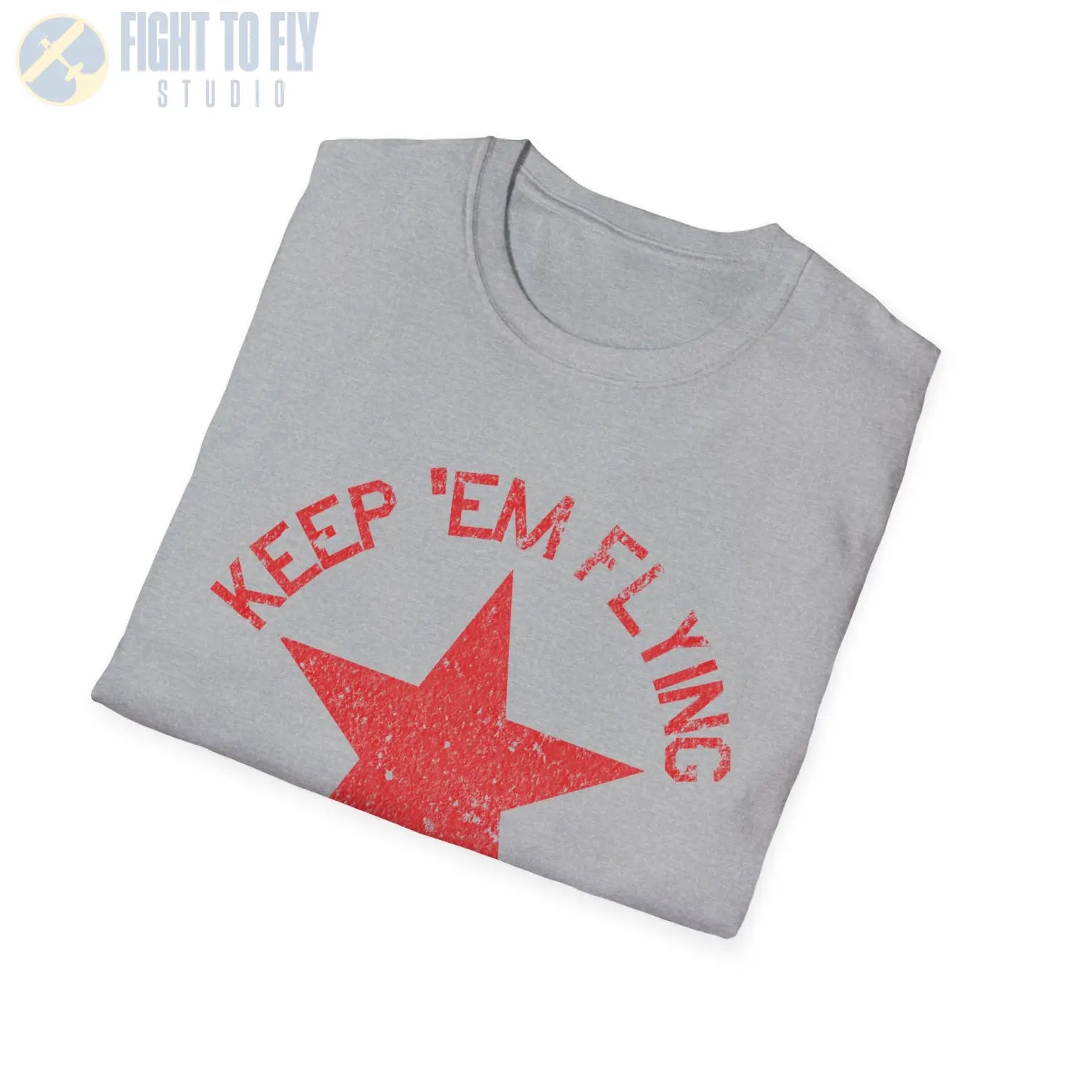 Soviet Union Red Star “Keep ’Em Flying” - T-Shirt - Pilot gifts - WWII warbird t-shirt
