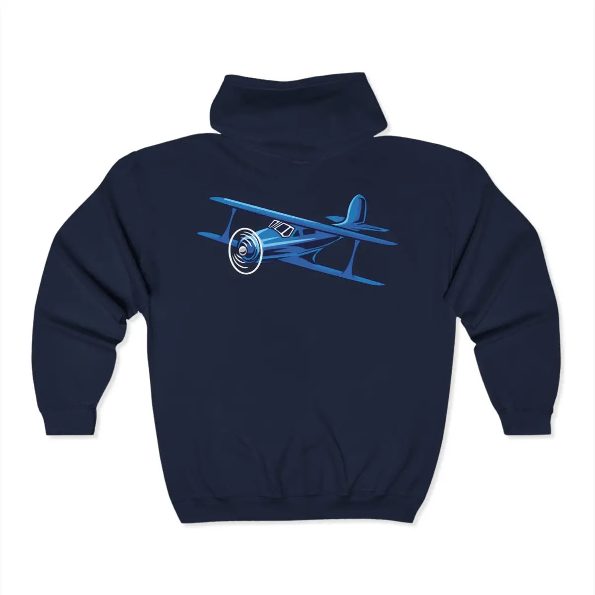 Staggerwing Full Zip Hoodie - Pilot gifts - WWII warbird t-shirt