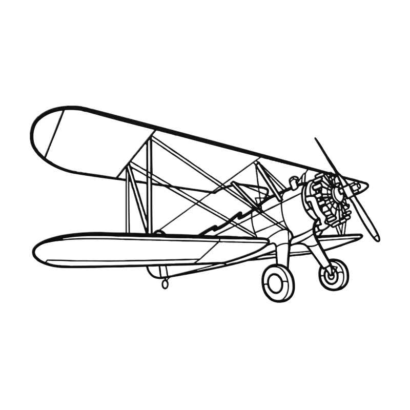Stearman PT-17 Die Cut Metal Wall Art - Sign - Pilot gifts - WWII warbird t-shirt