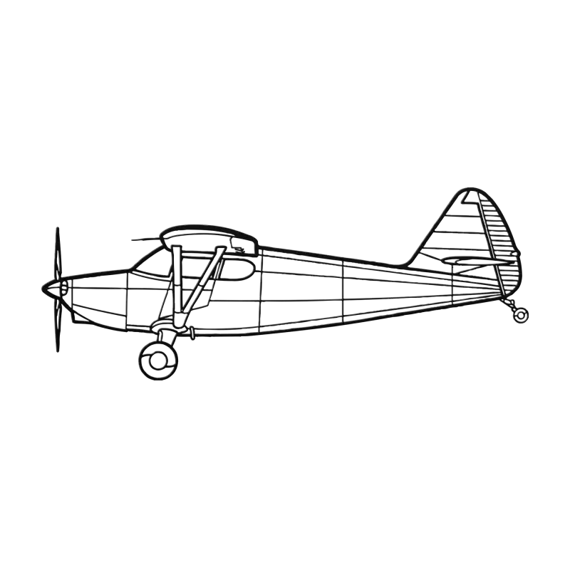 Stinson 108-2 Die Cut Metal Wall Art - Sign - Pilot gifts - WWII warbird t-shirt