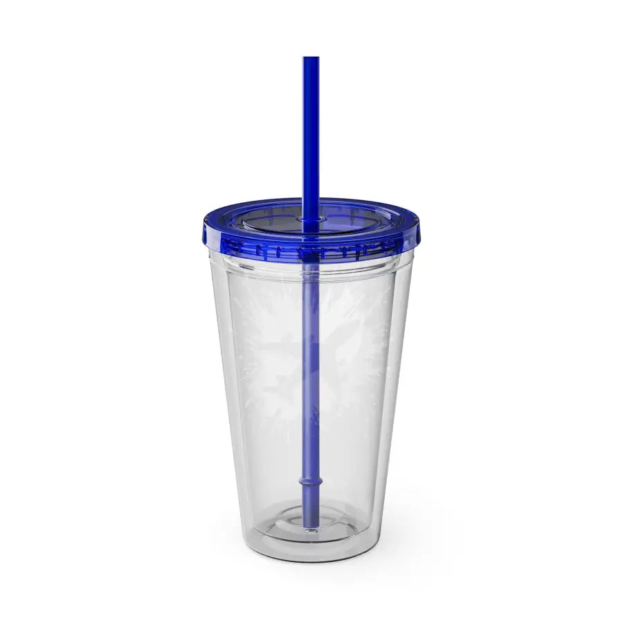 Sunsplash 16oz Tumbler with Straw - Colorful Drinkware for Summer Fun Ideal Gift Parties and Outdoor Activities - Mug