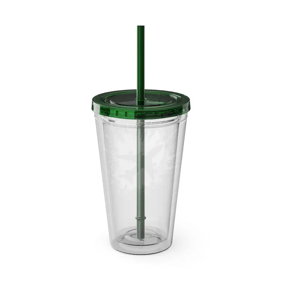Sunsplash 16oz Tumbler with Straw - Colorful Drinkware for Summer Fun Ideal Gift Parties and Outdoor Activities - Mug