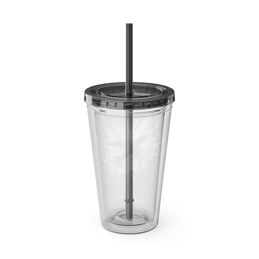 Sunsplash 16oz Tumbler with Straw - Colorful Drinkware for Summer Fun Ideal Gift Parties and Outdoor Activities - Mug