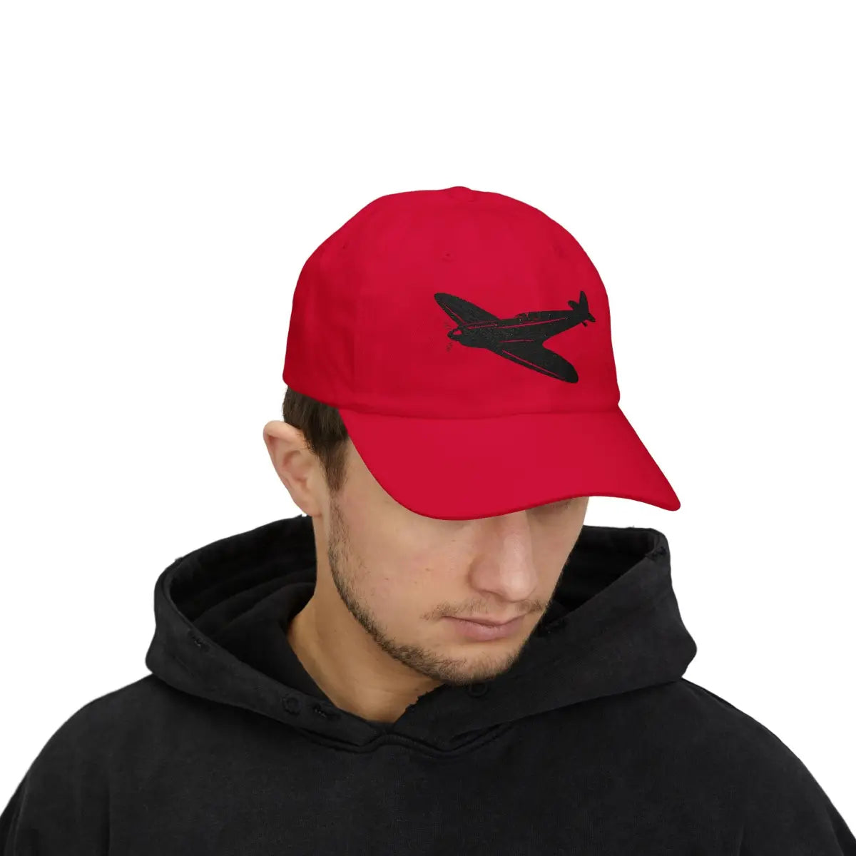 Supermarine Spitfire - Black - Hats - Pilot gifts - WWII warbird t-shirt