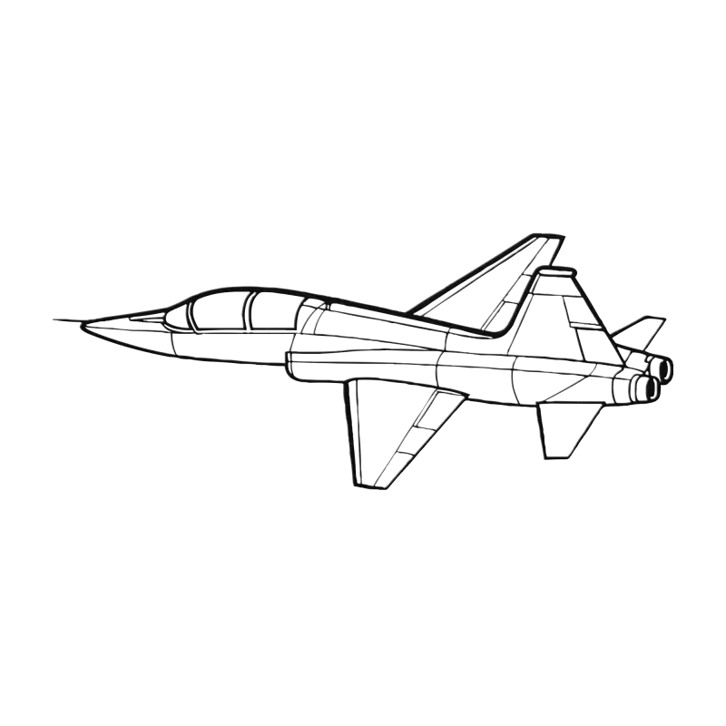 T-38C Flying Die Cut Metal Wall Art - Sign - Pilot gifts - WWII warbird t-shirt