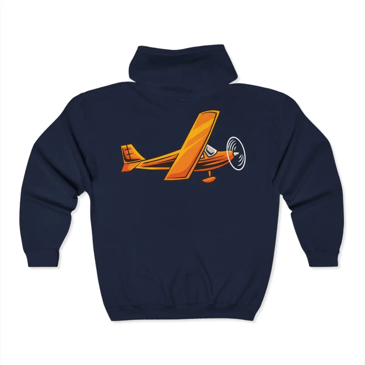 Taildragger Full Zip Hoodie - Pilot gifts - WWII warbird t-shirt
