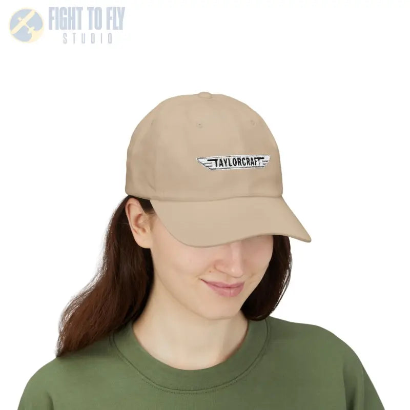 Taylorcraft Dad Cap with Stylish Embroidery - Perfect for Casual Outings and Gifts - Hats - Pilot gifts - WWII warbird