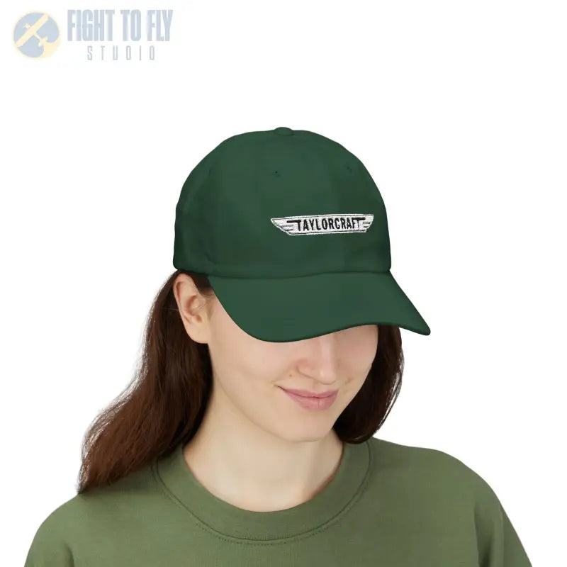 Taylorcraft Dad Cap with Stylish Embroidery - Perfect for Casual Outings and Gifts - Hats - Pilot gifts - WWII warbird