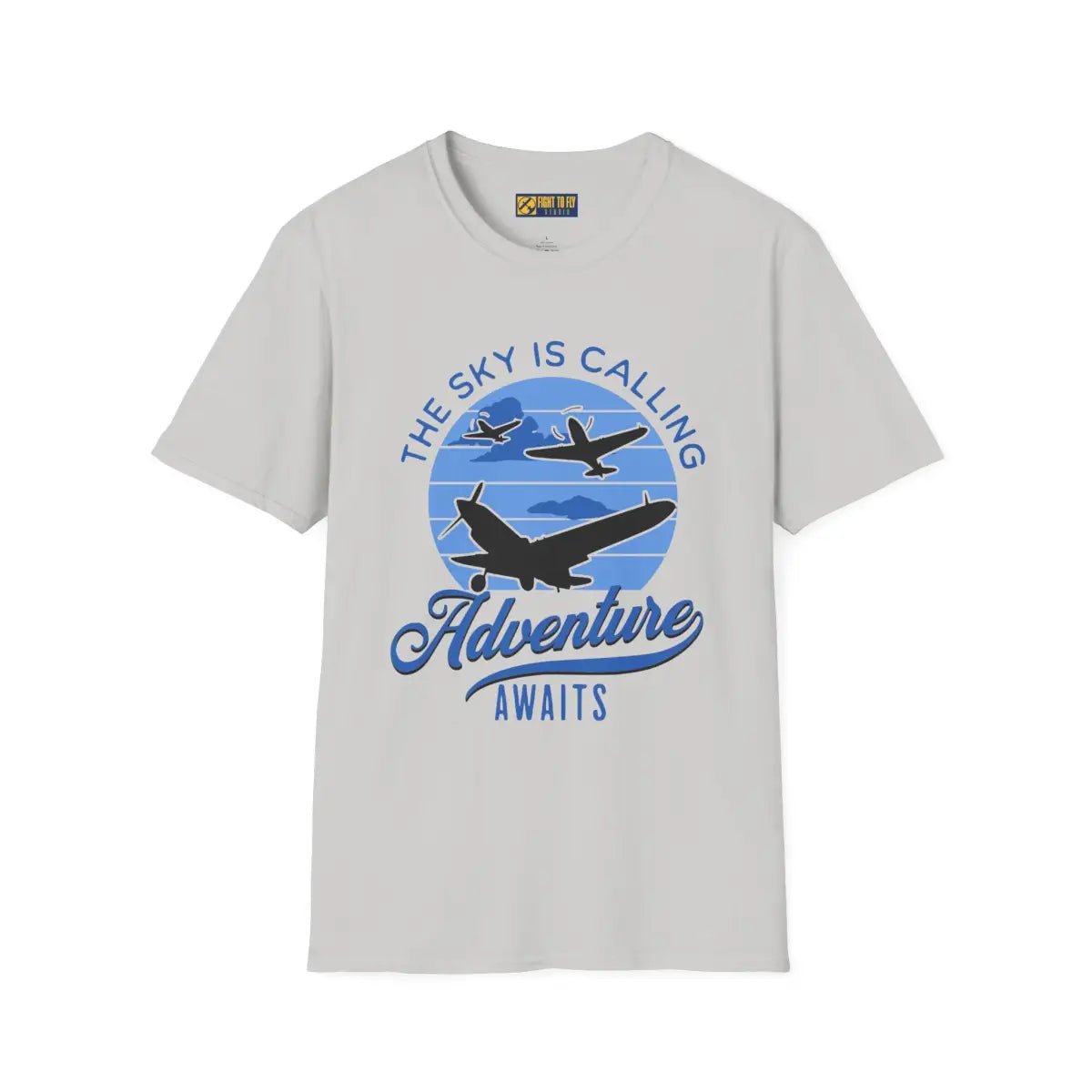 The Sky is Calling - Adventure Awaits - T-Shirt - Pilot gifts - WWII warbird t-shirt