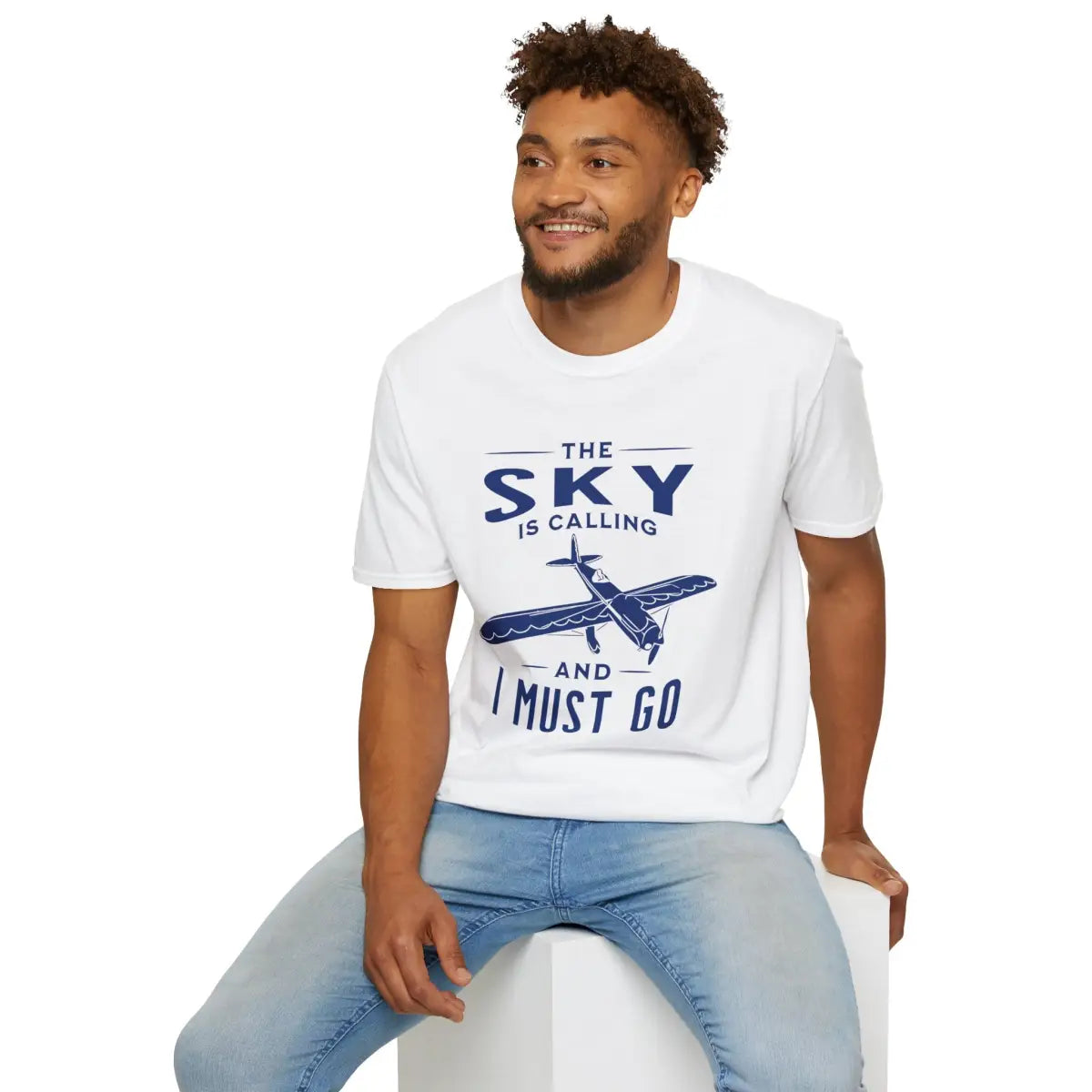 The Sky is Calling and I Must Go - Ryan ST-A - T-Shirt - Pilot gifts - WWII warbird t-shirt