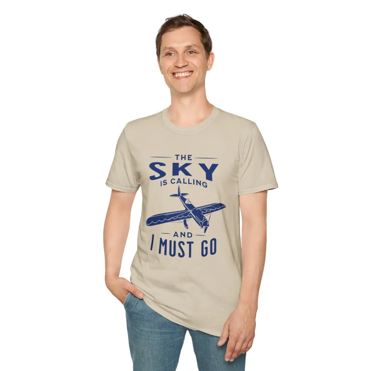The Sky is Calling and I Must Go - Ryan ST-A - T-Shirt - Pilot gifts - WWII warbird t-shirt