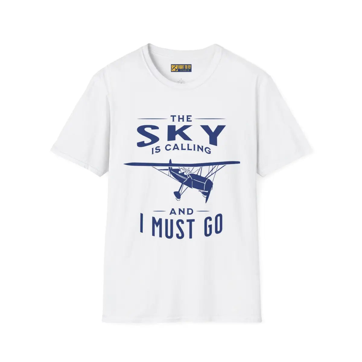 The Sky is Calling and I Must Go - Vintage Aircraft - T-Shirt - Gifts for pilots - Aviation apparel