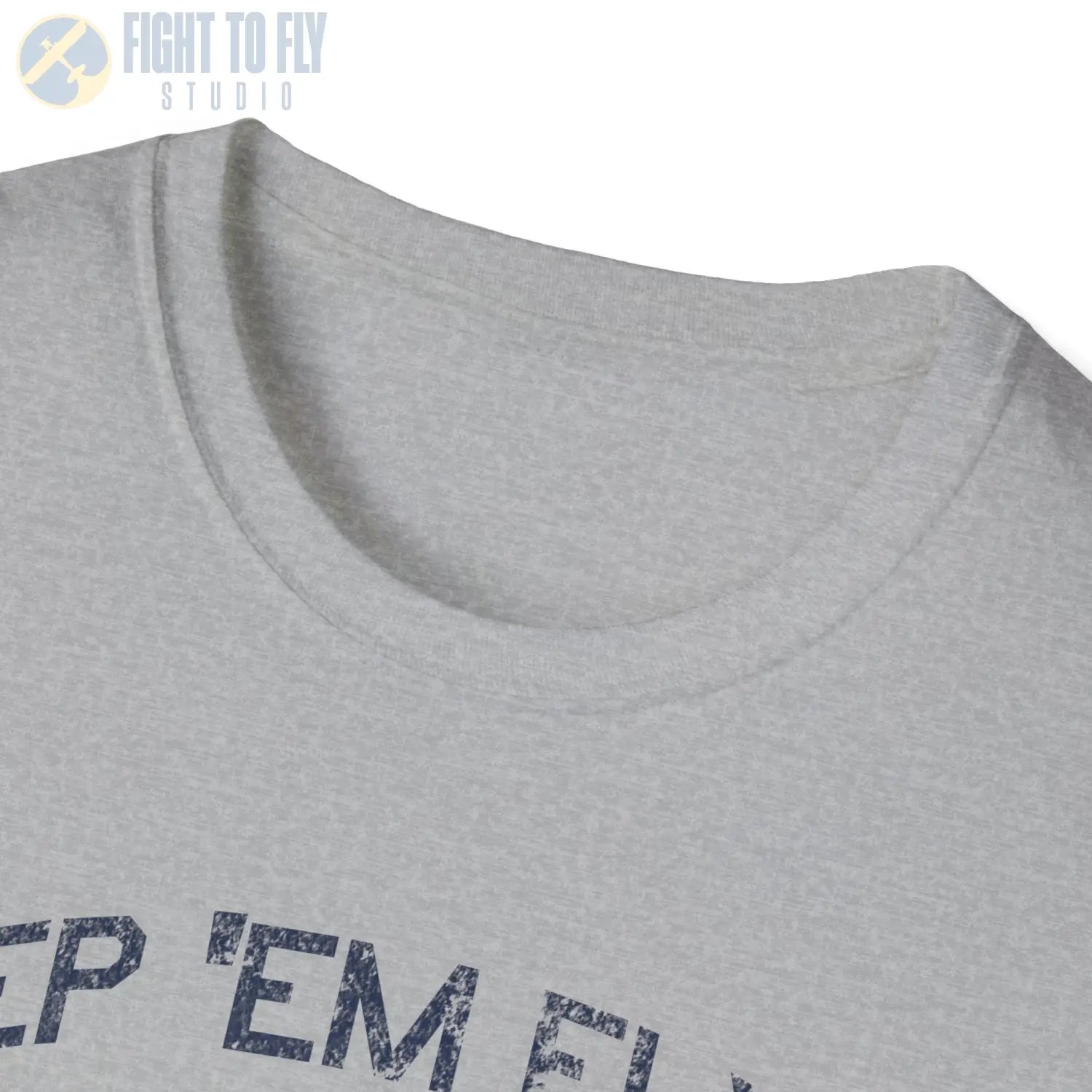 USAAF Roundel “Keep ’Em Flying” 1943 Red Outline - T-Shirt - Pilot gifts - WWII warbird t-shirt