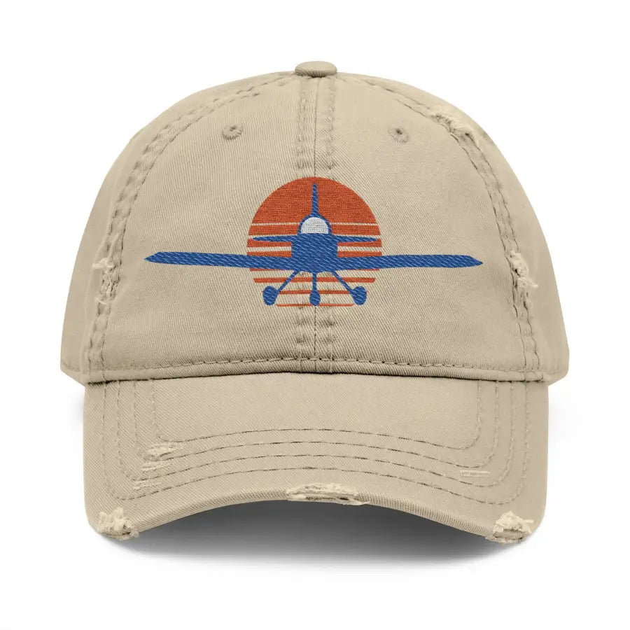 Vans RV-4 Distressed Hat (Embroidery) - Hats - Gifts for pilots - Aviation apparel