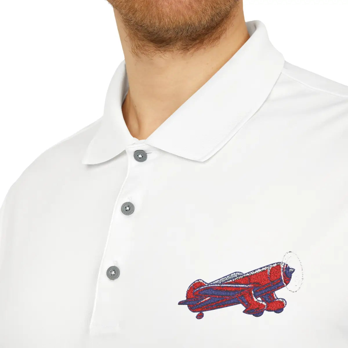 Vintage Air Racer Performance Polo - T-Shirt - Pilot gifts - WWII warbird t-shirt