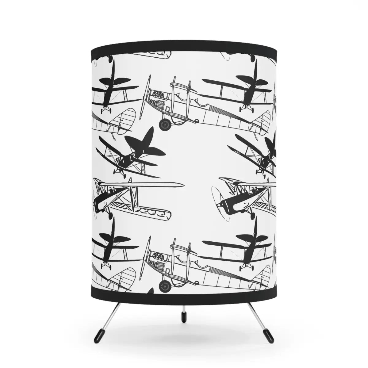 Wings of the Past Tripod Lamp - Home Decor - Gifts for pilots - Aviation apparel
